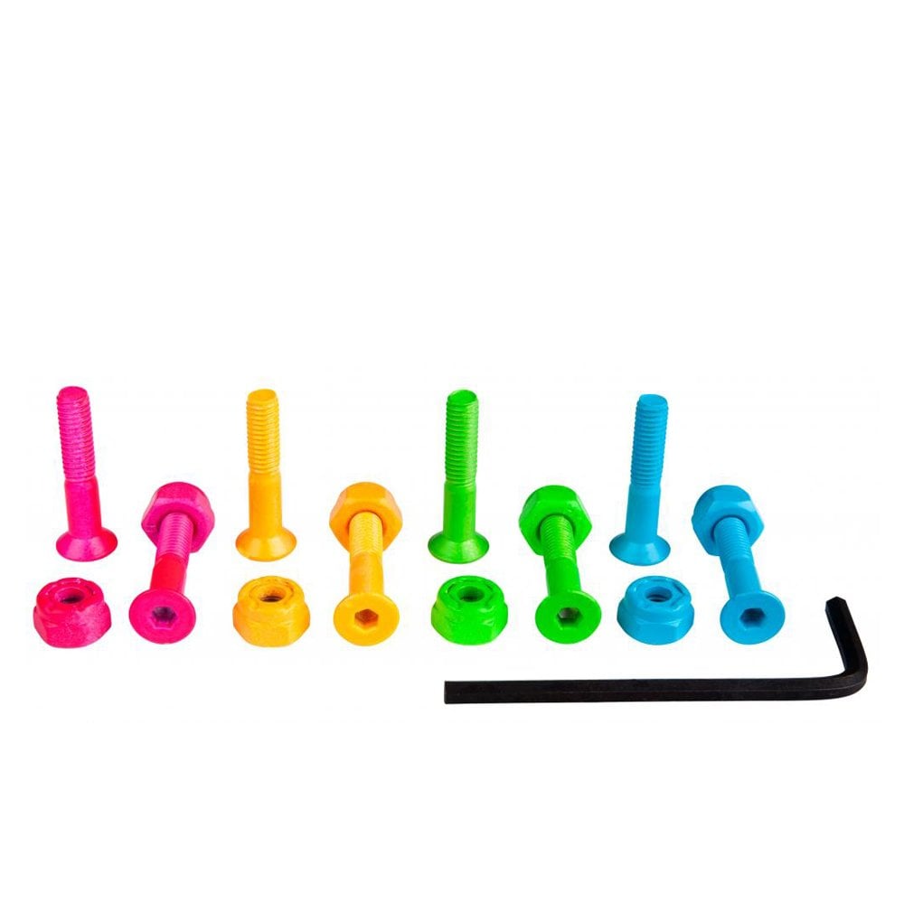 Coloured Allen Bolts 1" - Multi - Multi