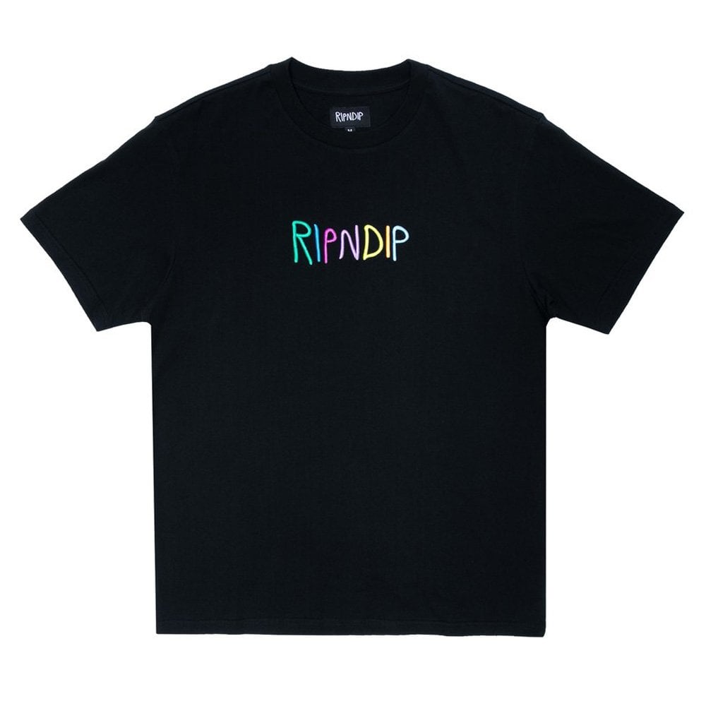 Embroidered Logo T-Shirt - Black