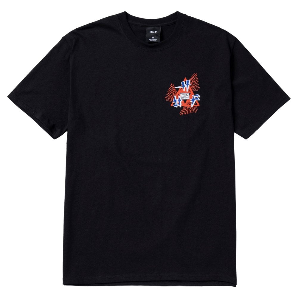 x PBR Flashing Wheel Triple Triangle T-Shirt - Black