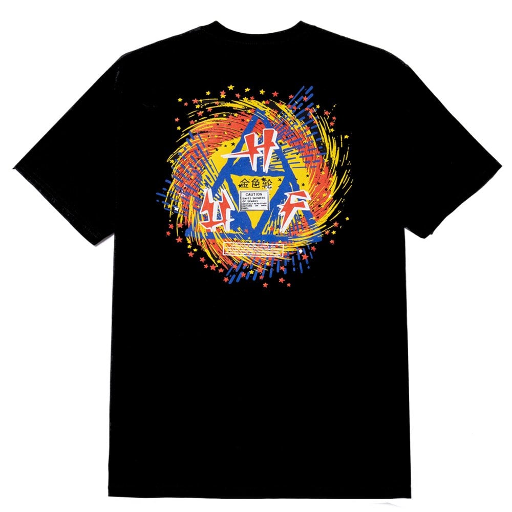 x PBR Flashing Wheel Triple Triangle T-Shirt - Black