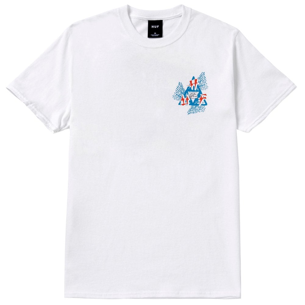 x PBR Flashing Wheel Triple Triangle T-Shirt - White