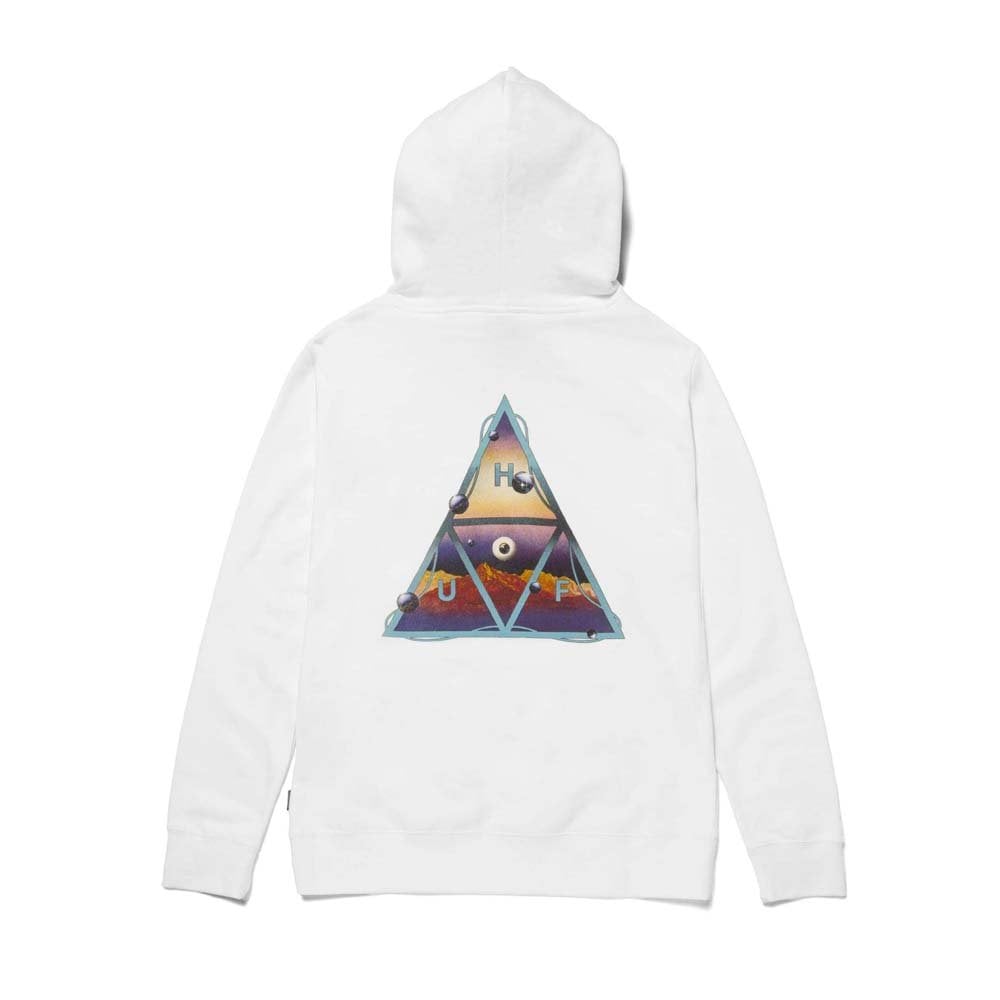 Altered State Triple Triangle Pullover Hoodie - White - White