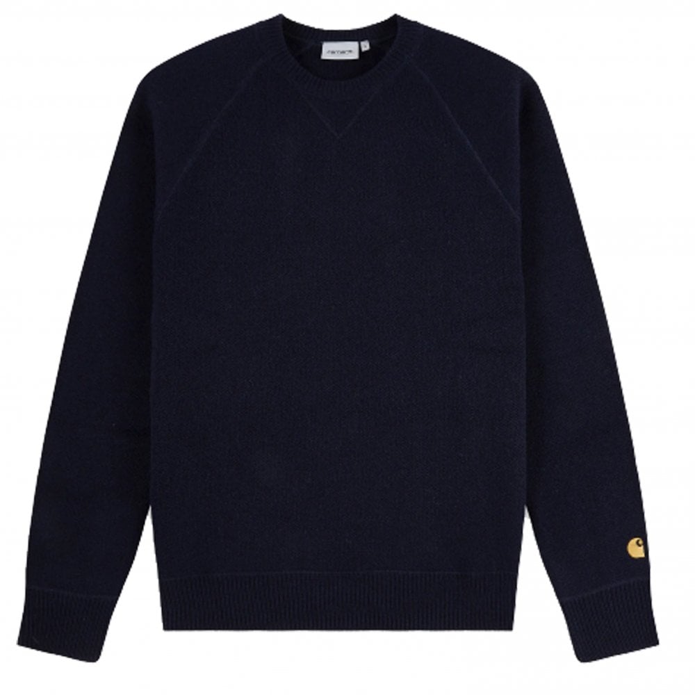 Chase Knitted Sweatshirt - Dark Navy