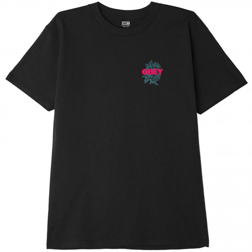 Blood And Roses T-Shirt - Black