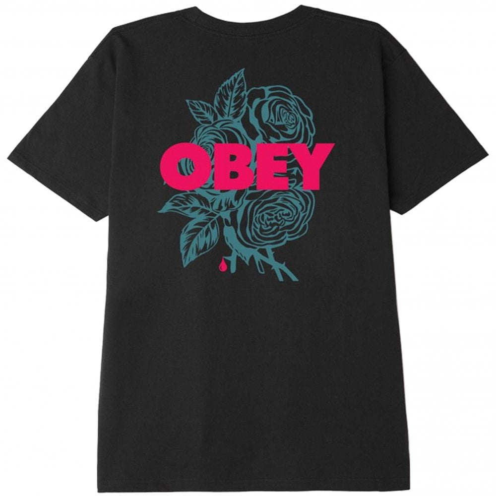 Blood And Roses T-Shirt - Black