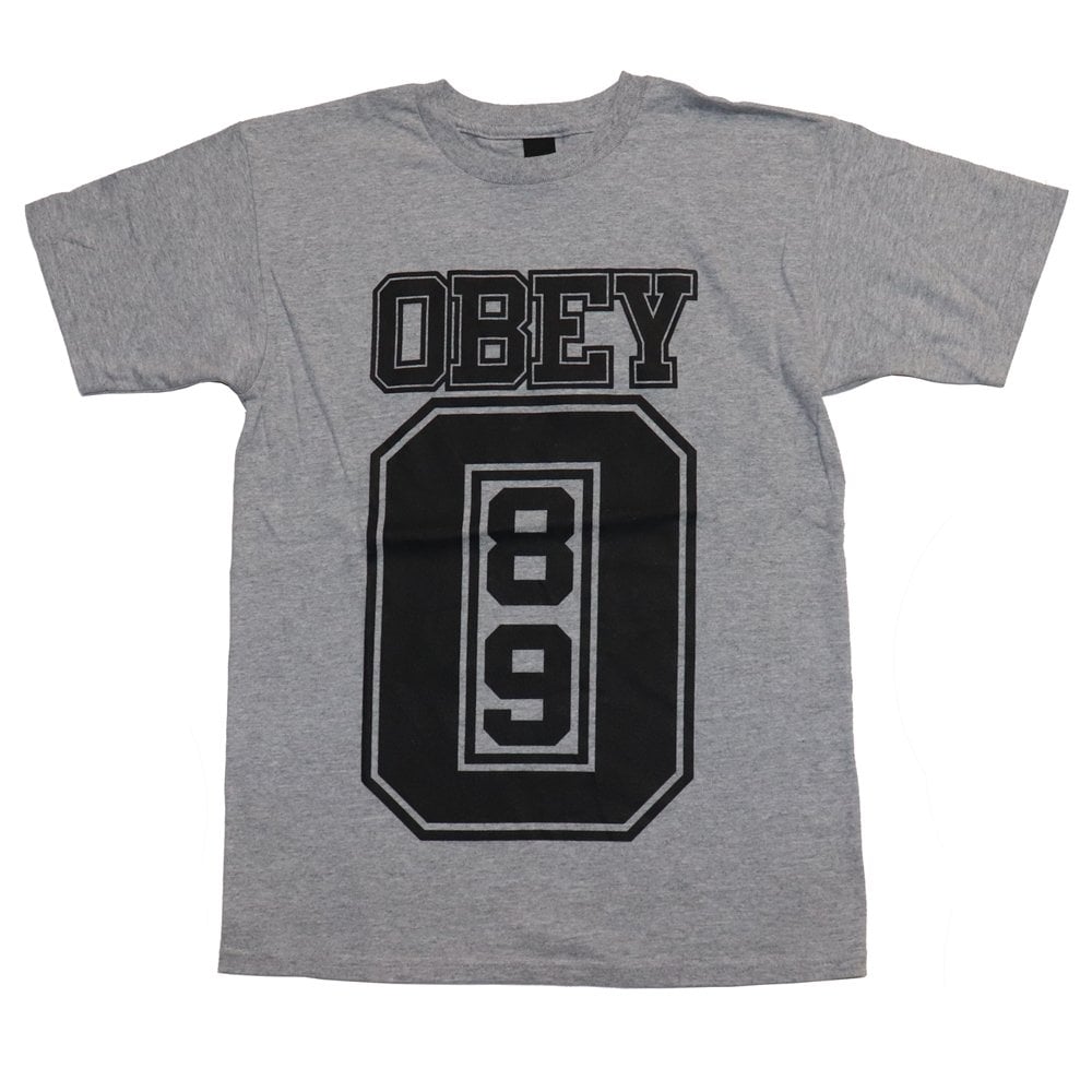Obey Jersey T-Shirt - Heather Grey