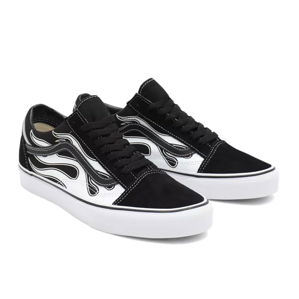 Old Skool Flame - Black/White