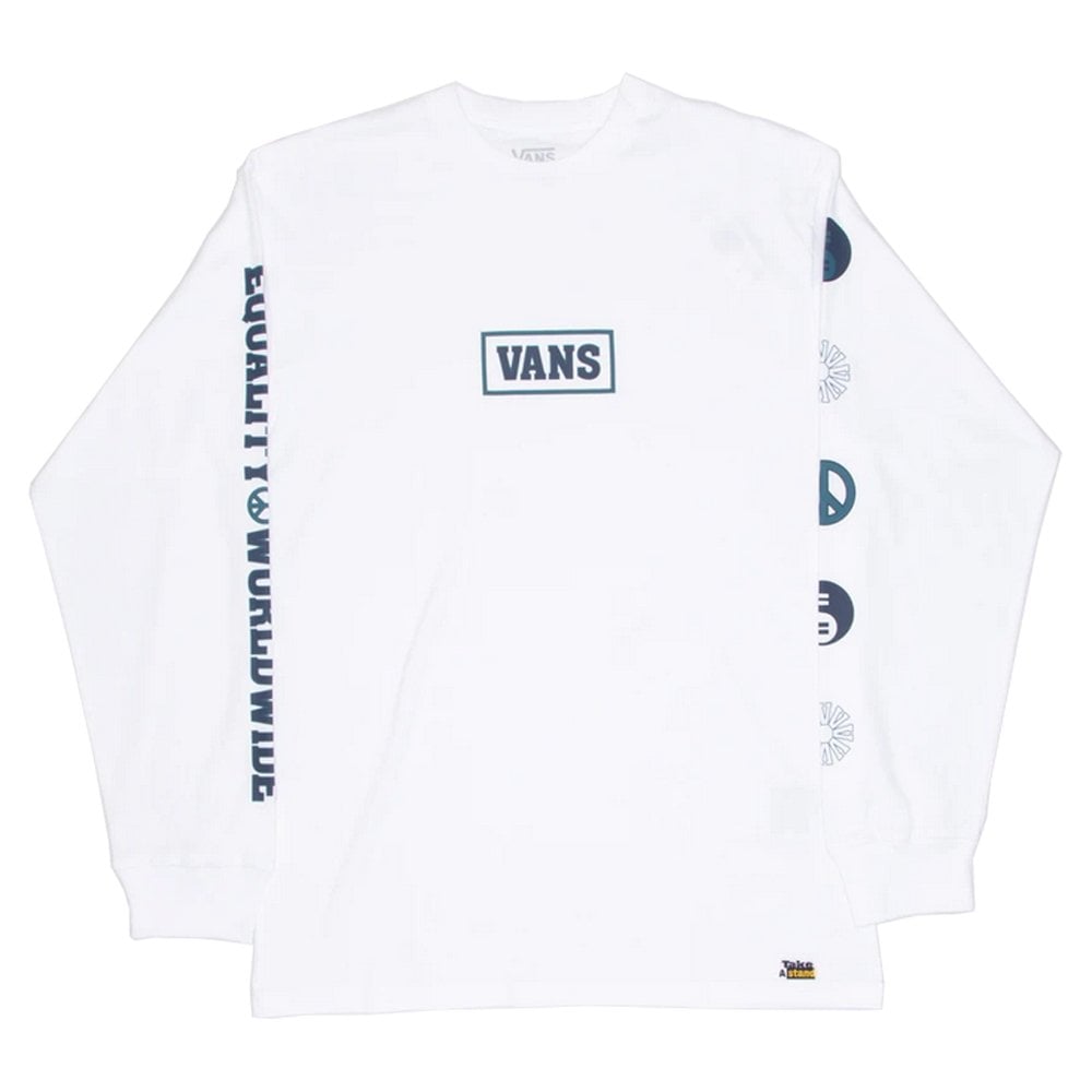 Take A Stand Long Sleeve T-Shirt - White