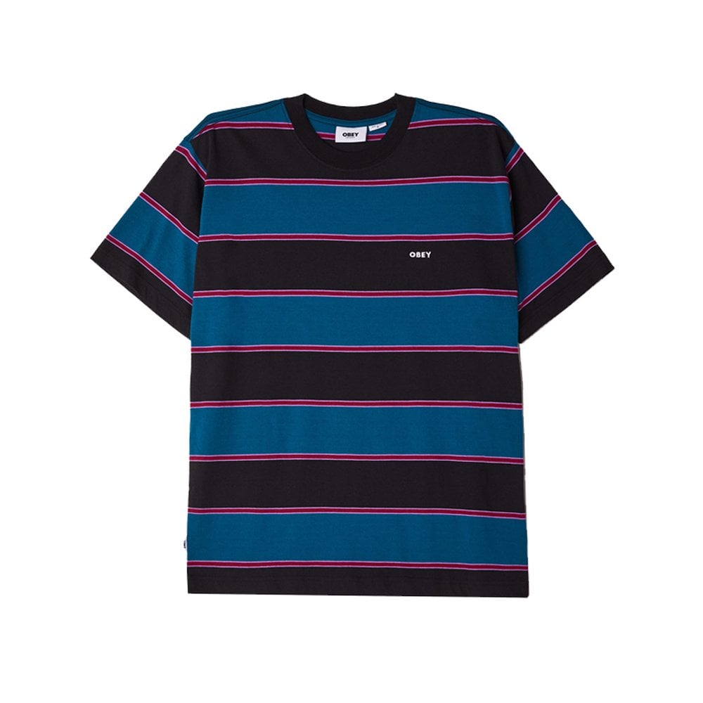Wormly Stripe T-Shirt - Black Multi