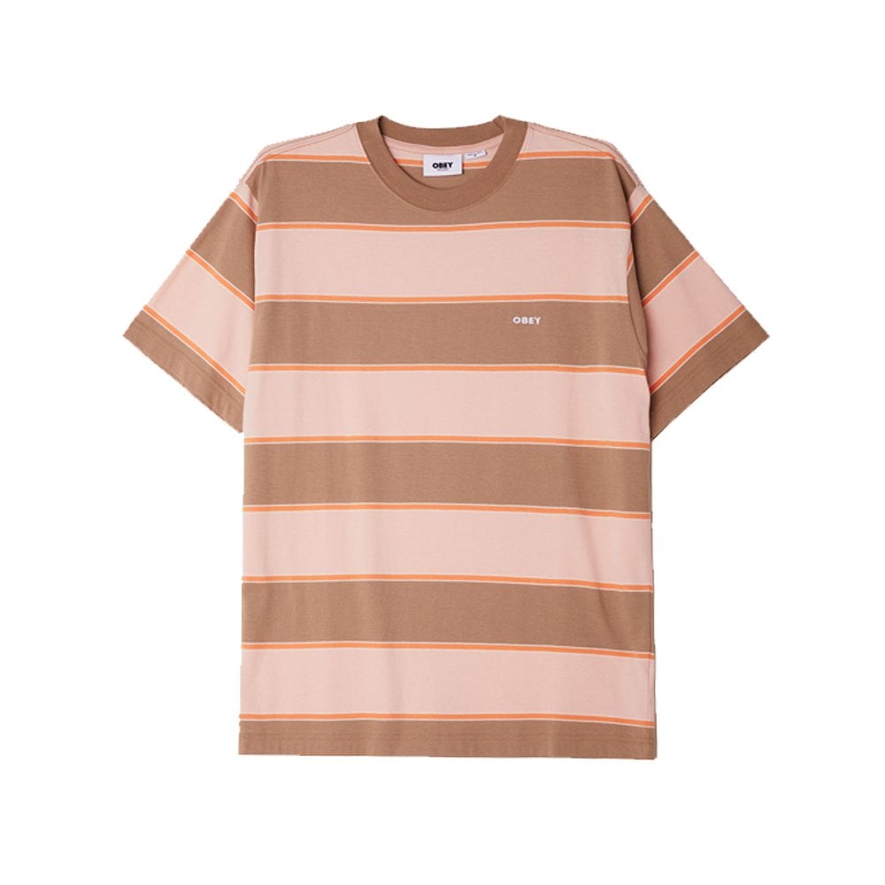 Wormly Stripe T-Shirt - Silver Mink