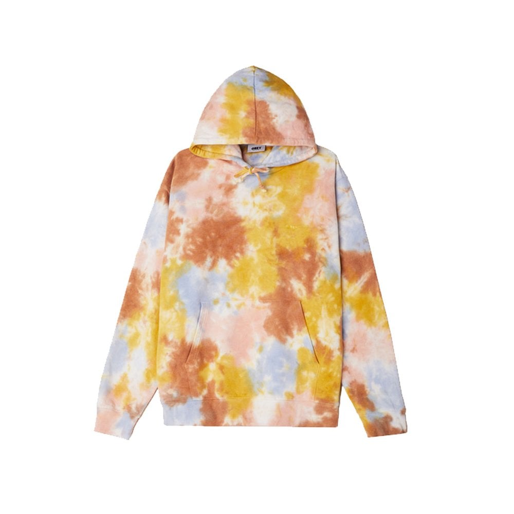 Mini Bold Recycled Tie Dye Hoodie - Toffee Multi