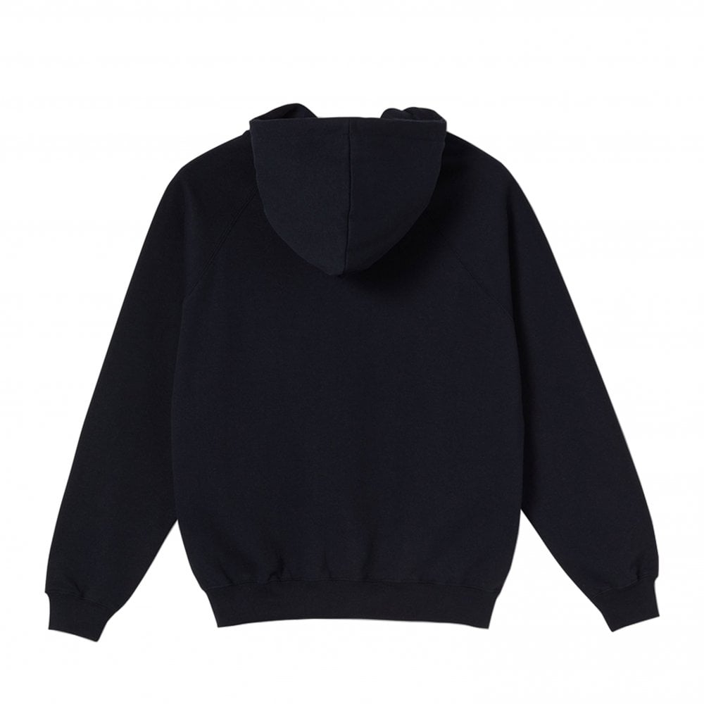 Default Embroidered Hoodie - Black