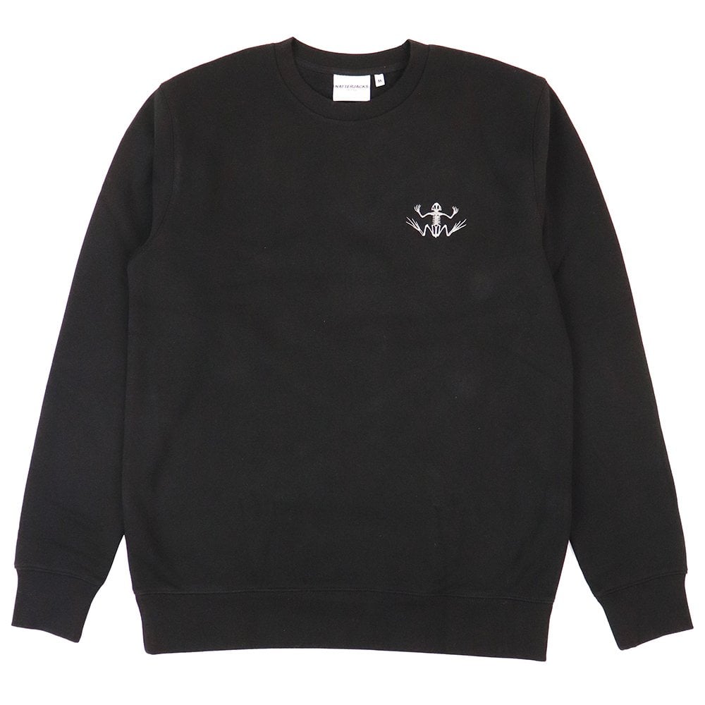 Zoology Embroidered Crewneck Sweatshirt - Black