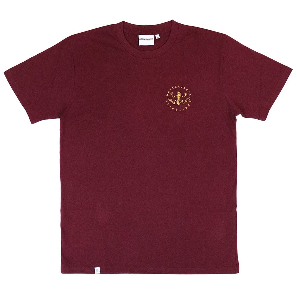 Zoology Embroidered T-Shirt - Burgundy
