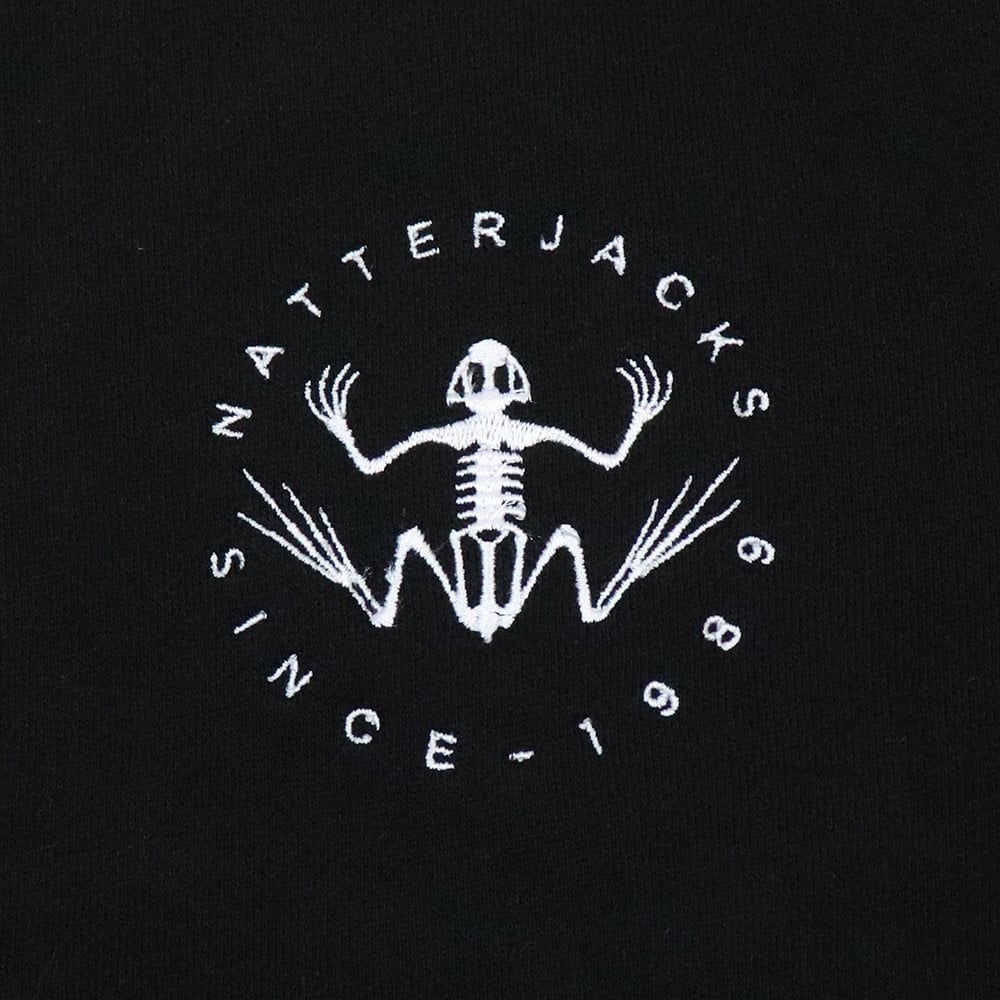 Zoology Embroidered Hood - Black