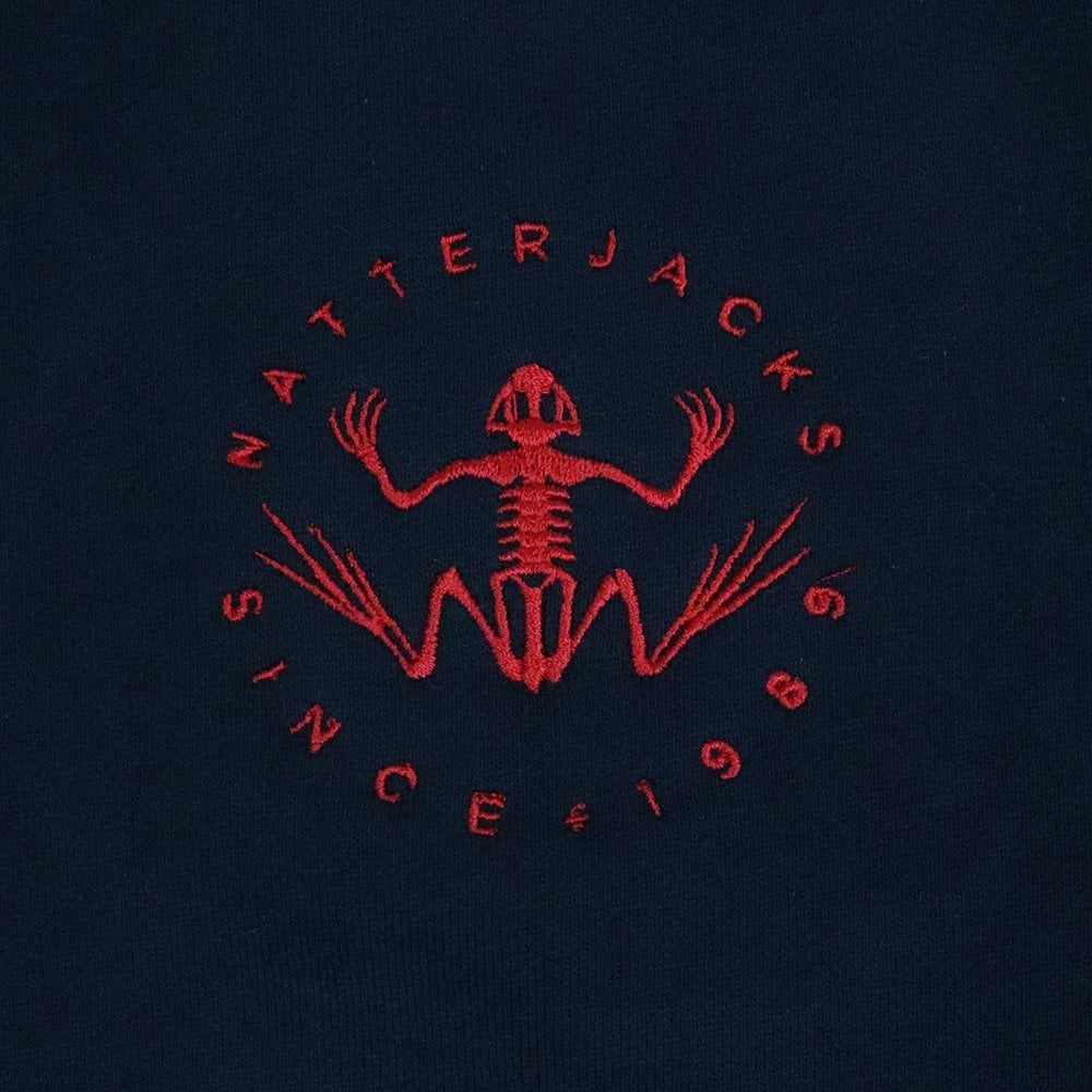 Zoology Embroidered Hood - Navy