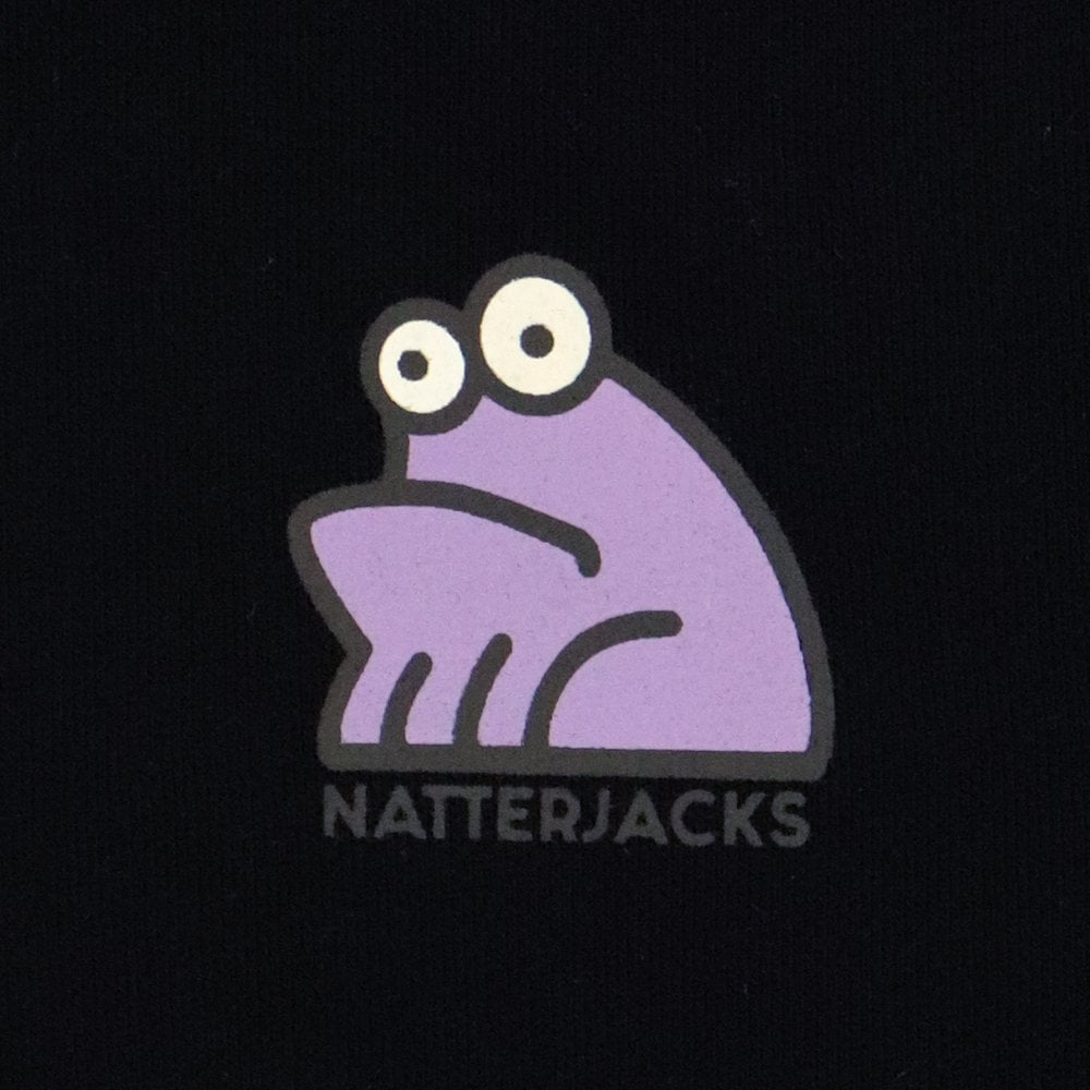 Sad Frog Hood - Black