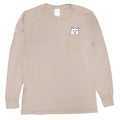 Nermal Pocket Long Sleeve T-Shirt - Almond