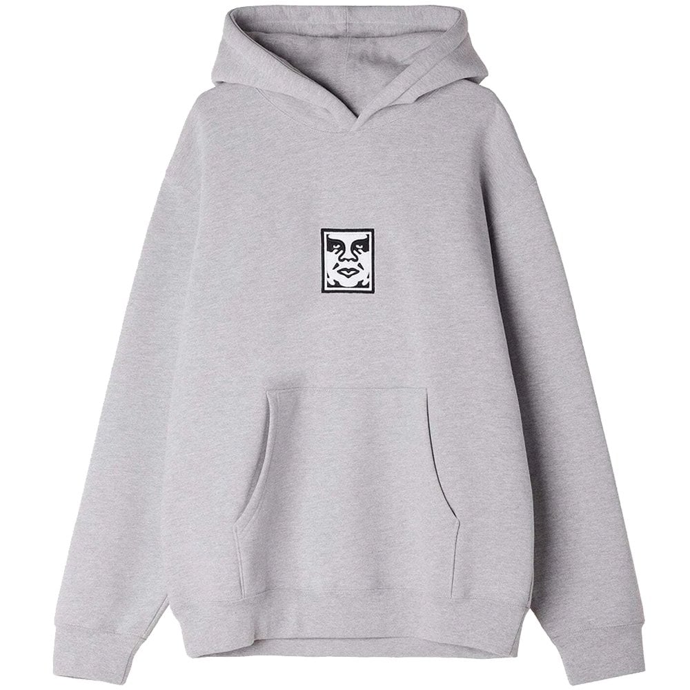 Icon Extra Heavyweight Pullover Hoodie - Heather Grey