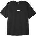 Bold Obey T-Shirt - Pig Black