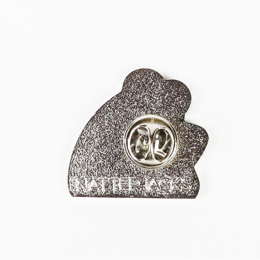 Sad Frog Pin - Red
