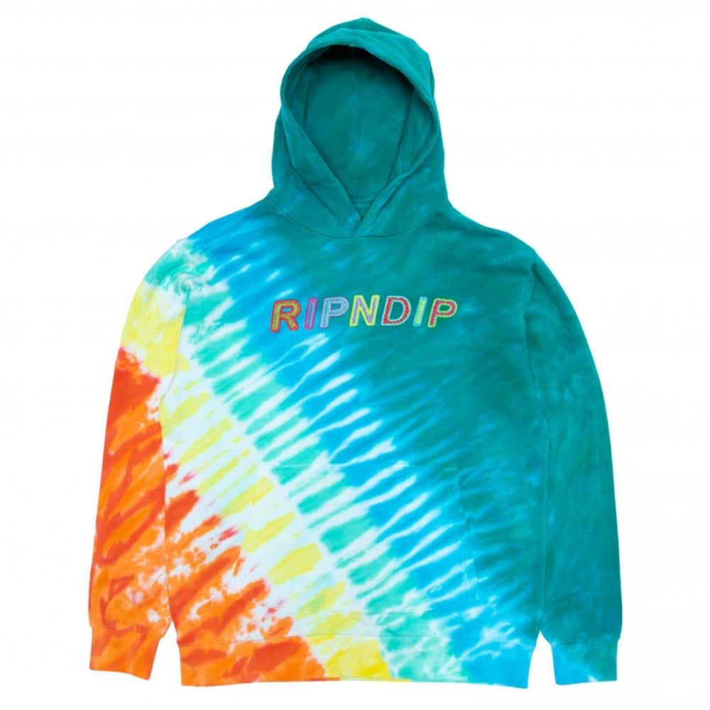 Prisma Hoodie - Teal Rainbow