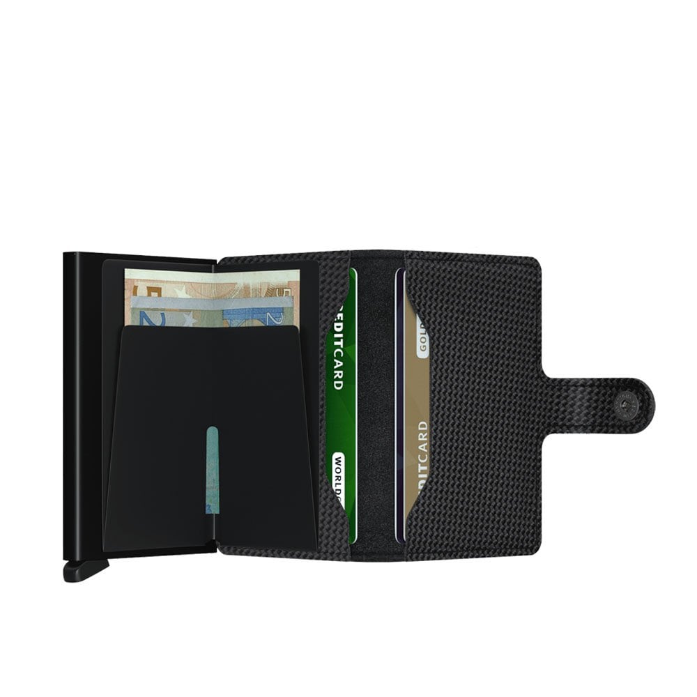 Mini Wallet Carbon - Black
