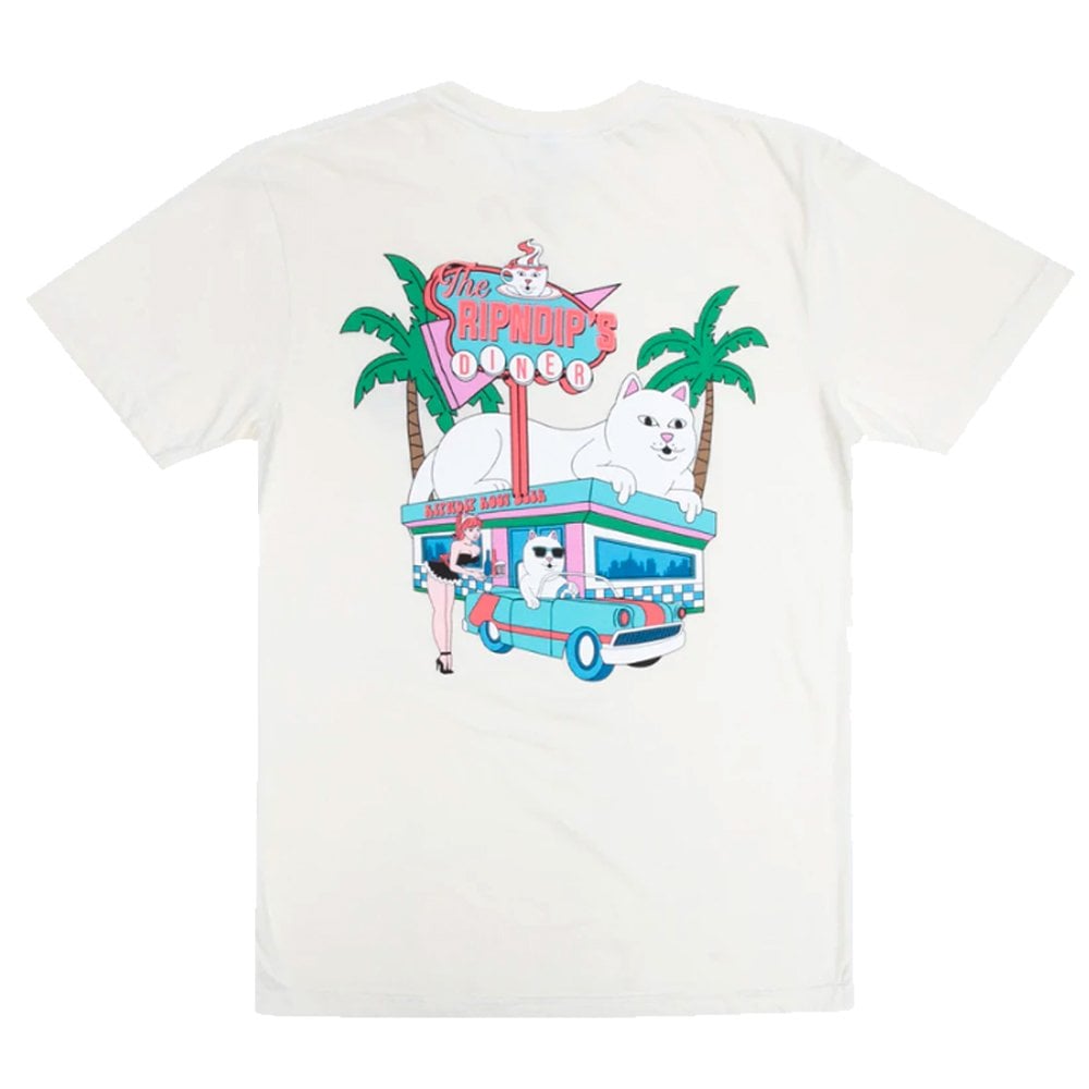 Nerms Diner T-Shirt - Natural