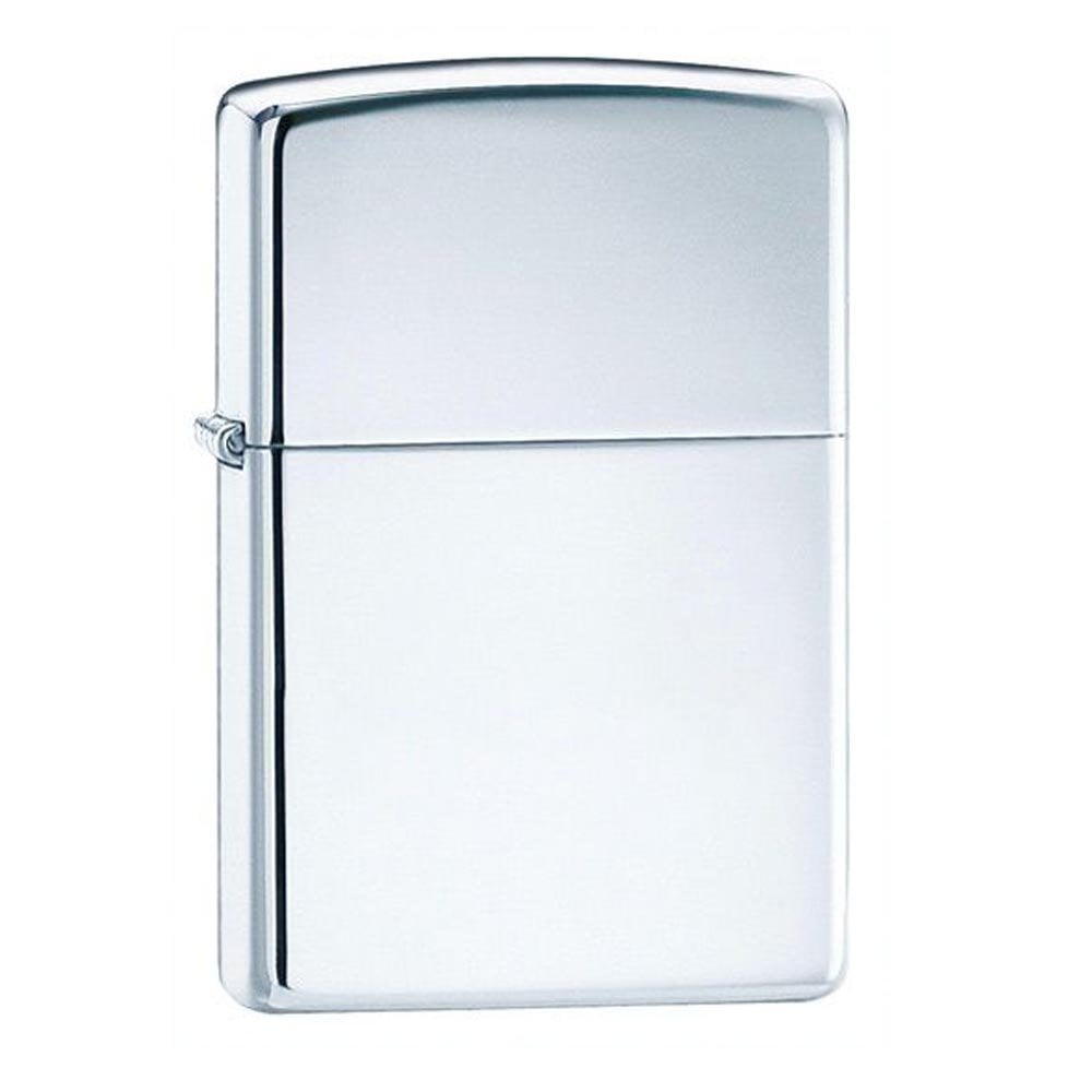 Plain Zippo - Chrome Gloss - Chrome Gloss