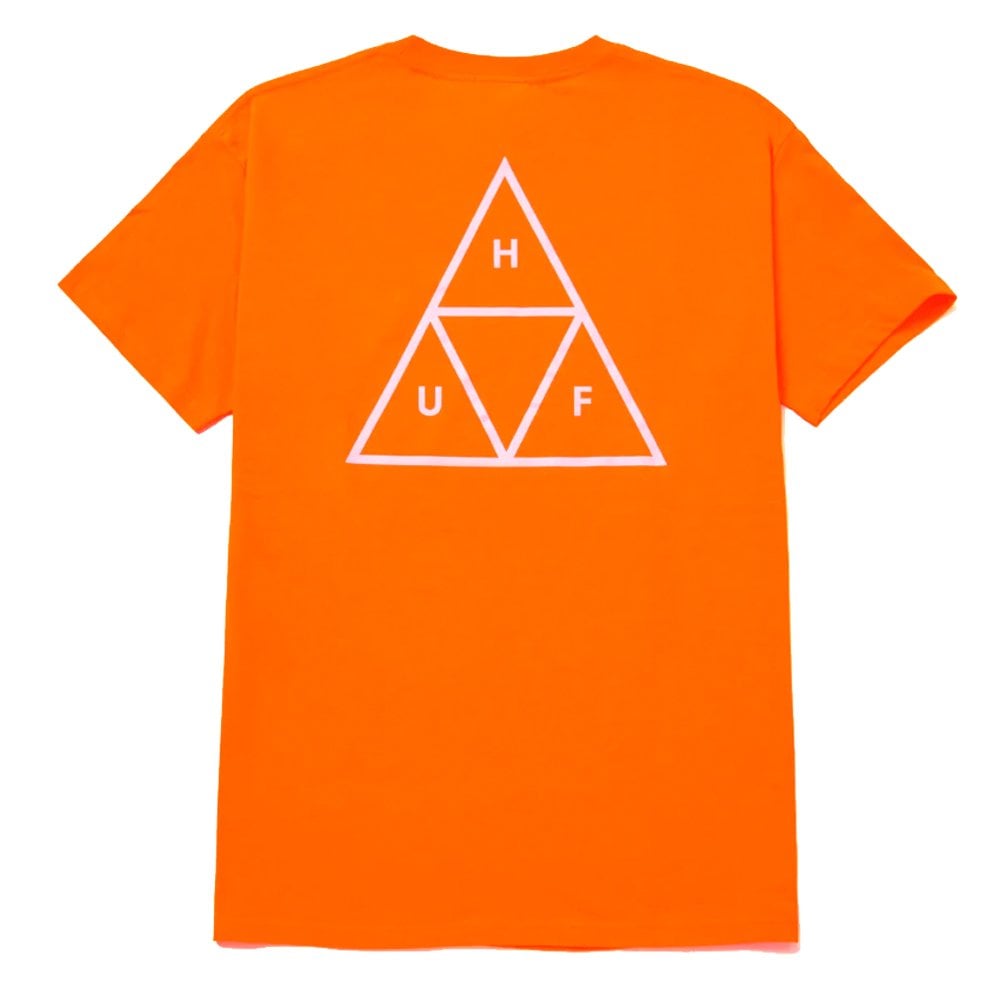 Essential Triple Triangle T-Shirt - Safety Oran