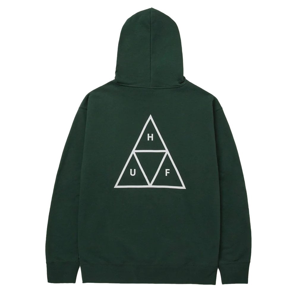 Essentials Triple Triangle Hoodie - Forest Green