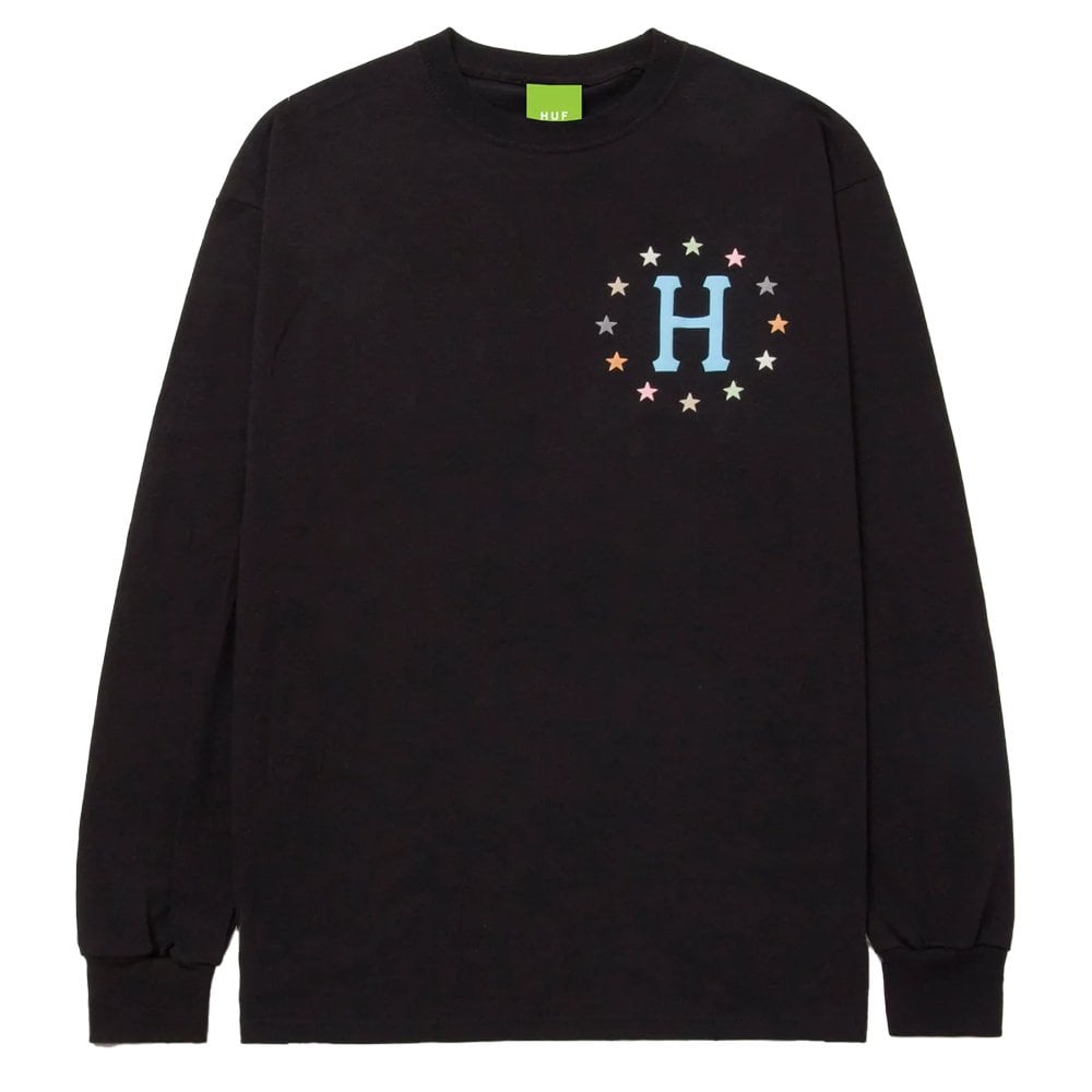 Puff Galaxy Long Sleeve T-shirt - Black