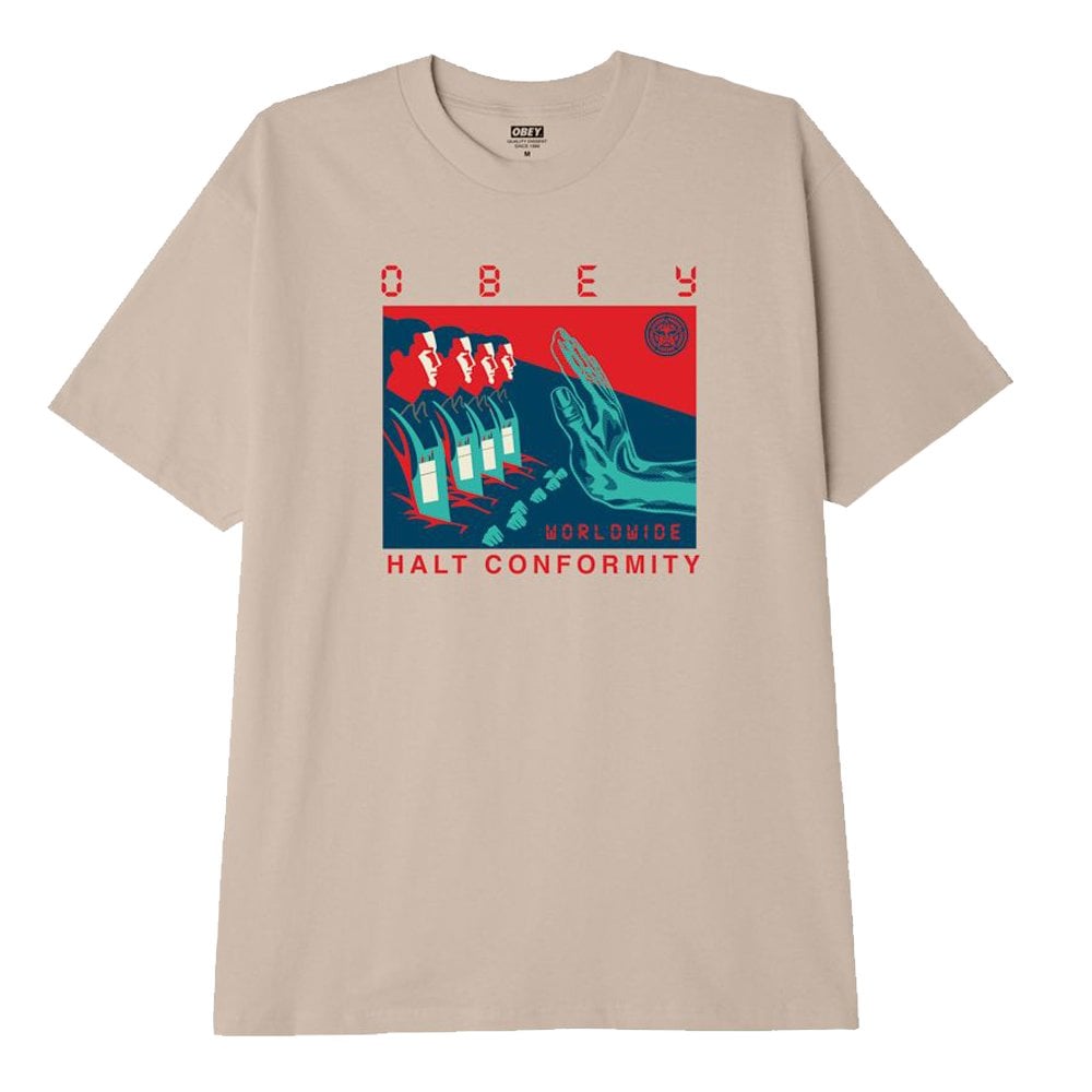 Halt Conformity T-Shirt - Sand