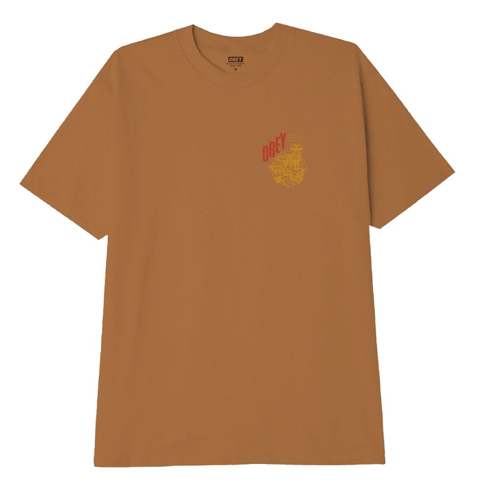 Hammer Globe T-Shirt - Brown Sugar