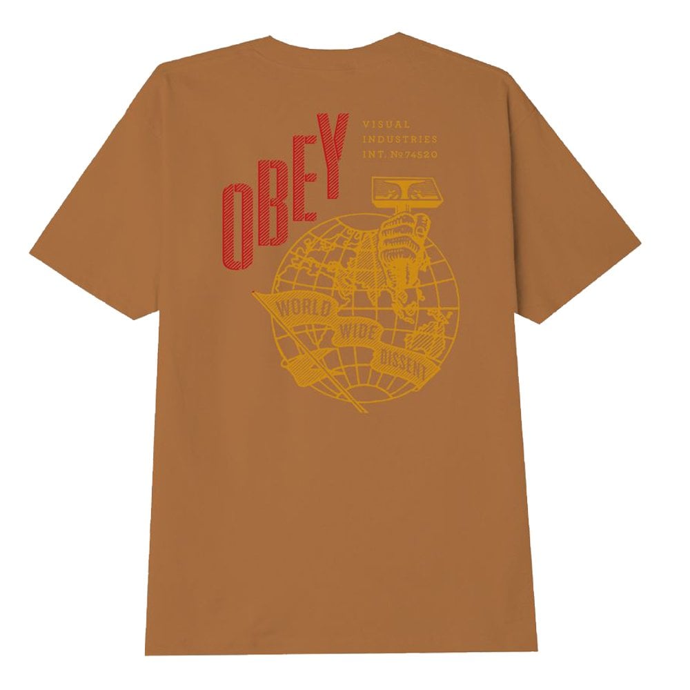 Hammer Globe T-Shirt - Brown Sugar
