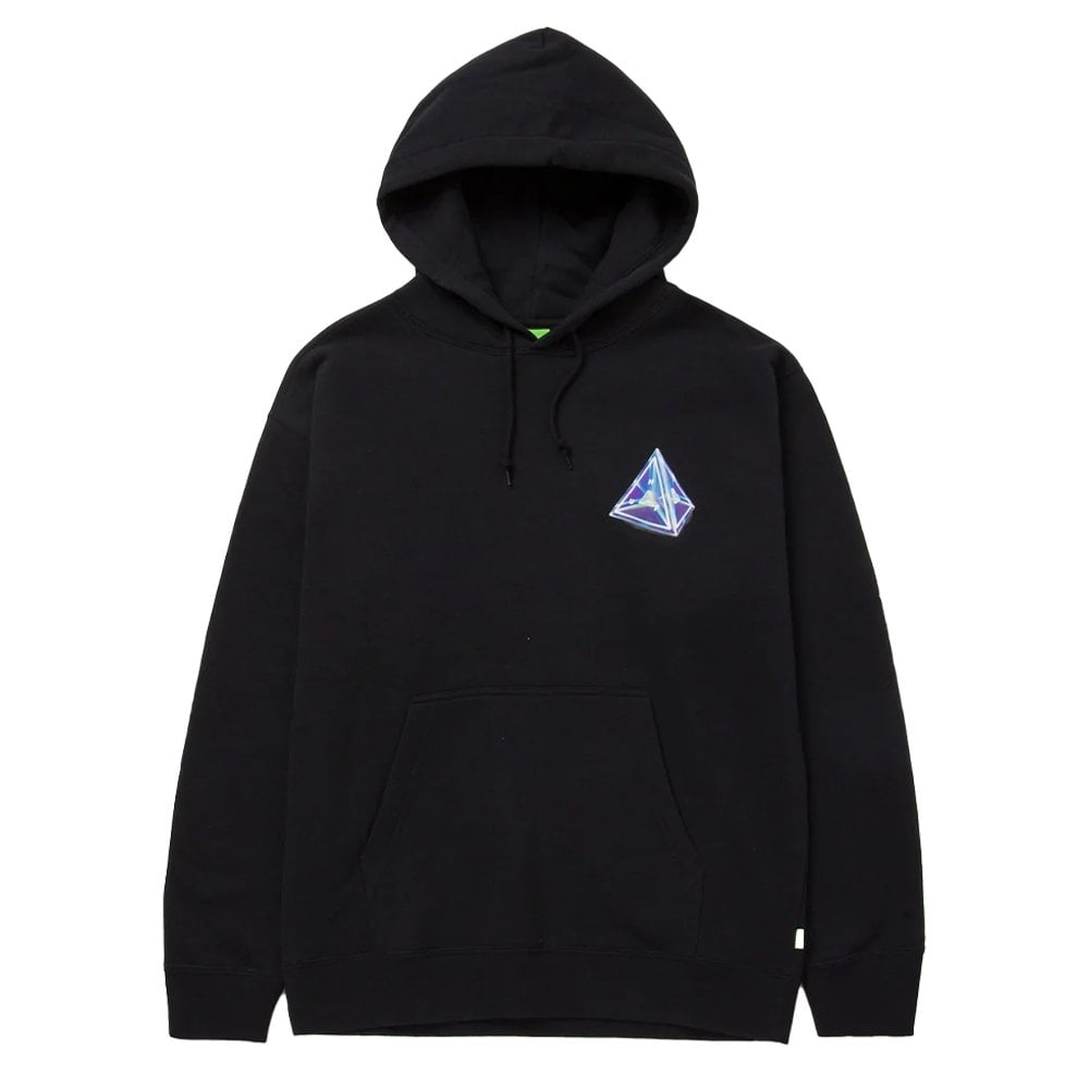 Tesseract Triple Triangle Pullover Hoodie - Black