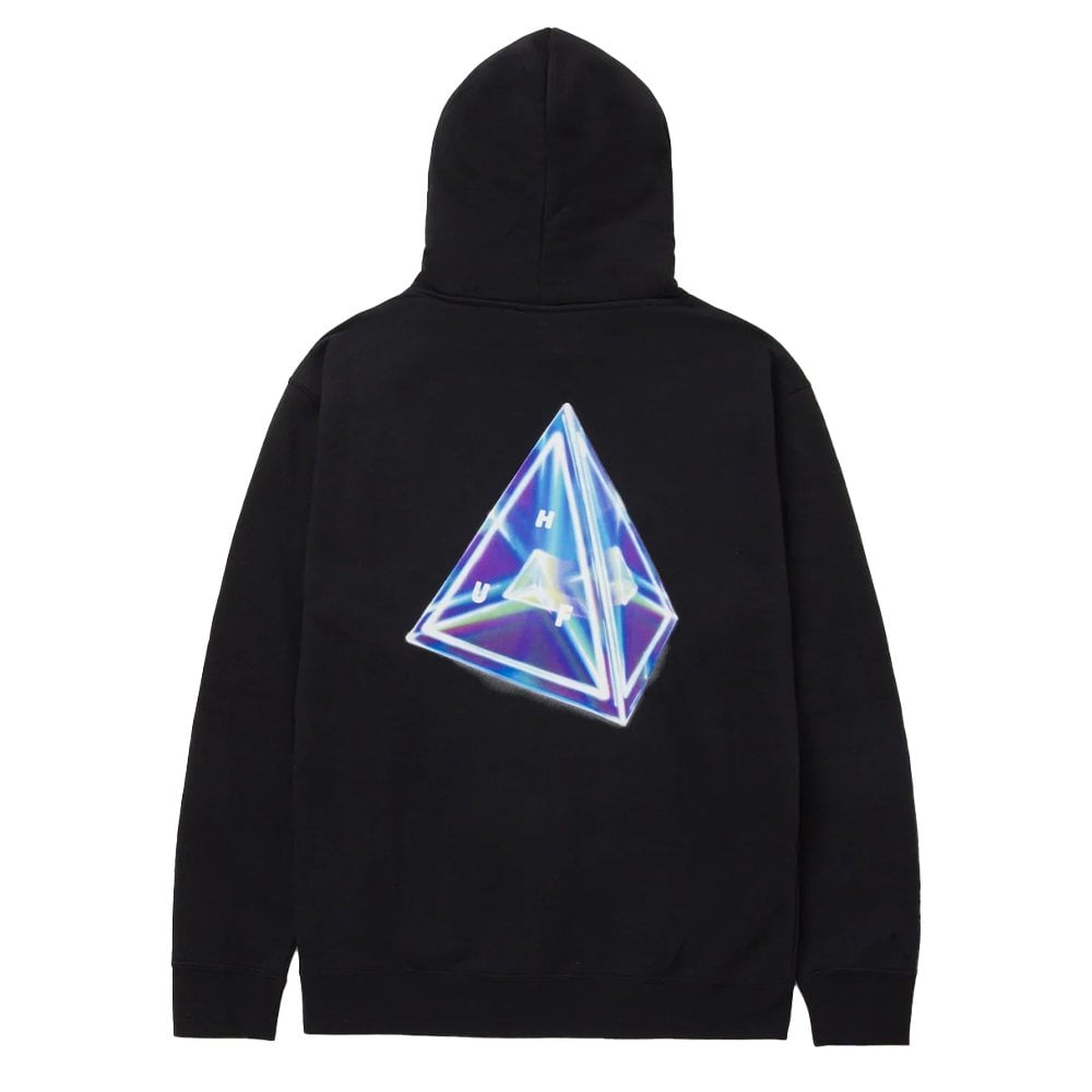 Tesseract Triple Triangle Pullover Hoodie - Black
