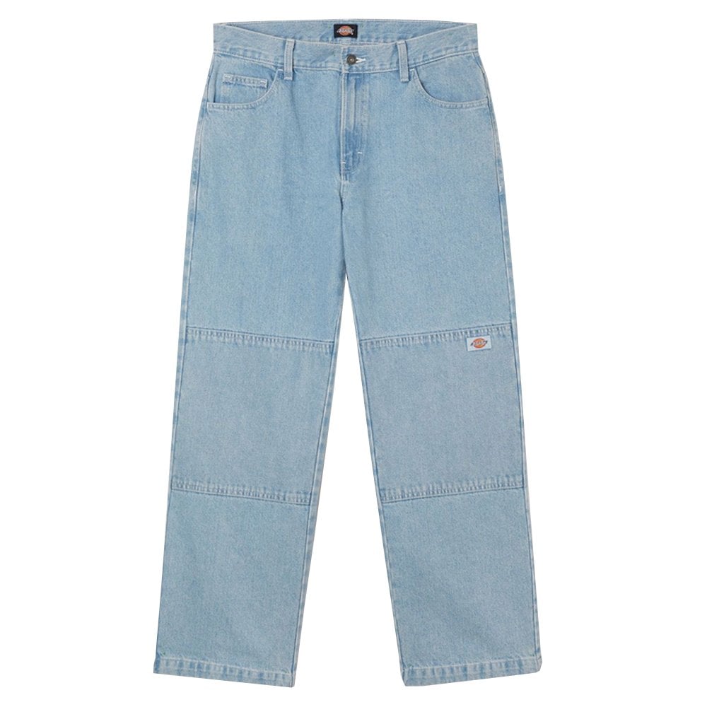Double Knee Denim Pant - Light Wash