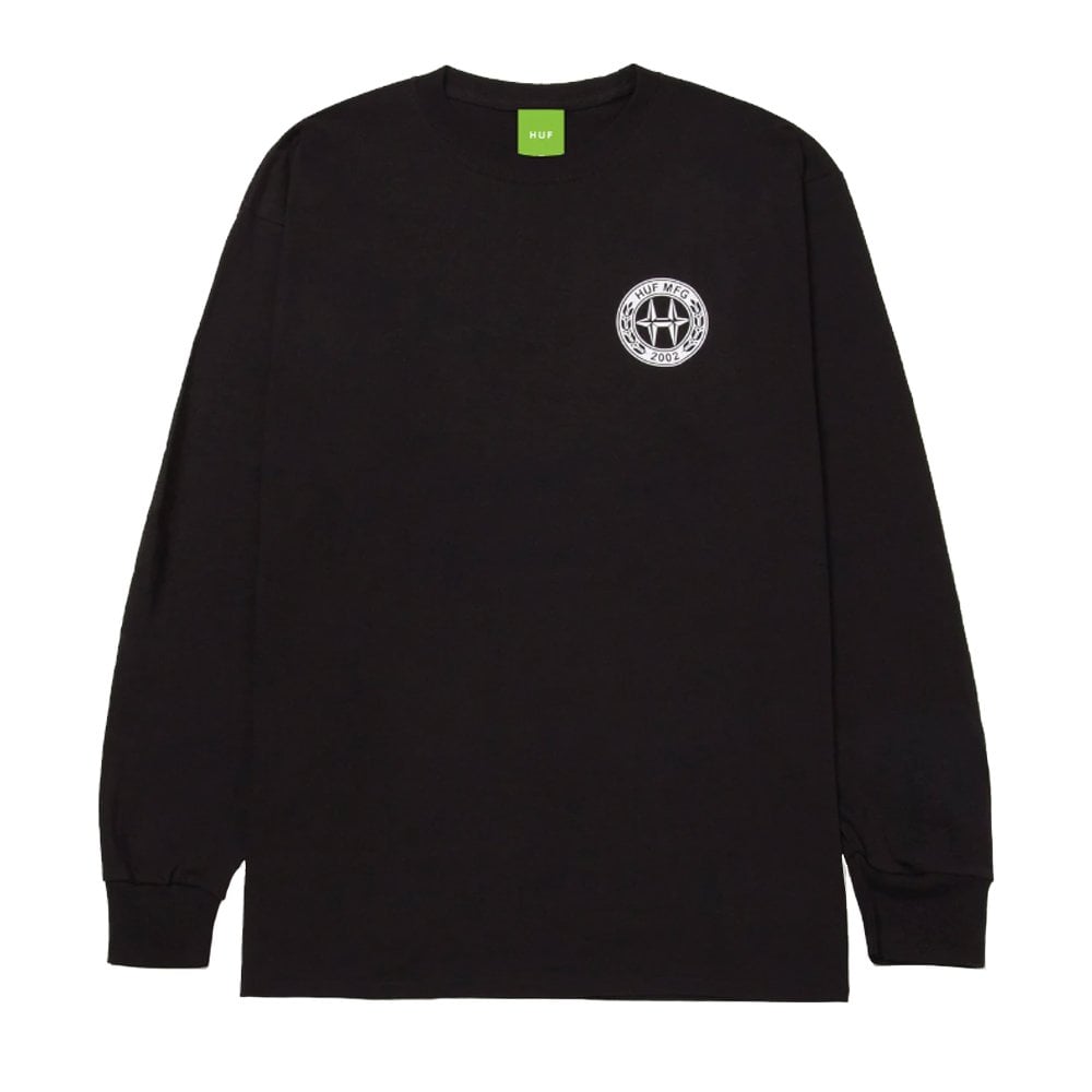 Downtown Spinning Long Sleeve T-Shirt - Black