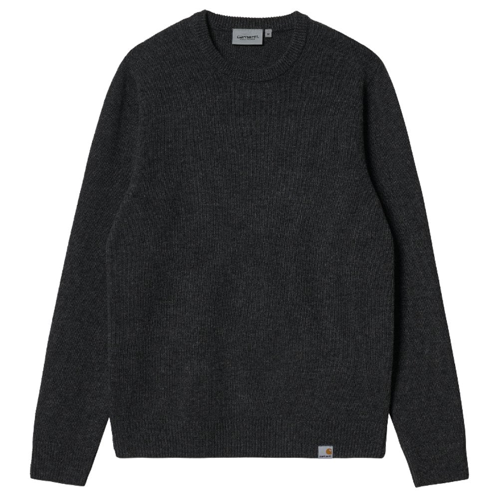 Allen Knitted Sweatshirt - Black Heathr