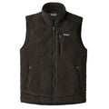 Retro Pile Vest - Black
