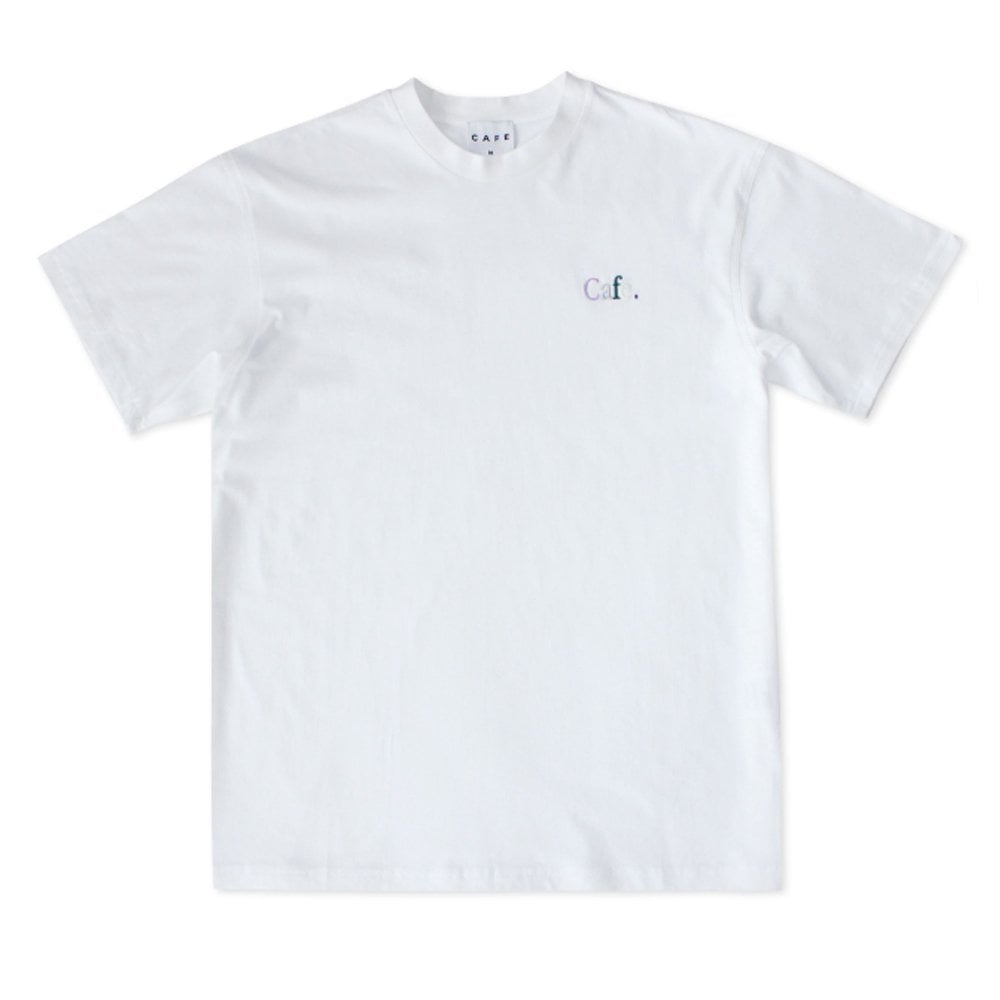 JLH Embroidered Wayne T-Shirt - White
