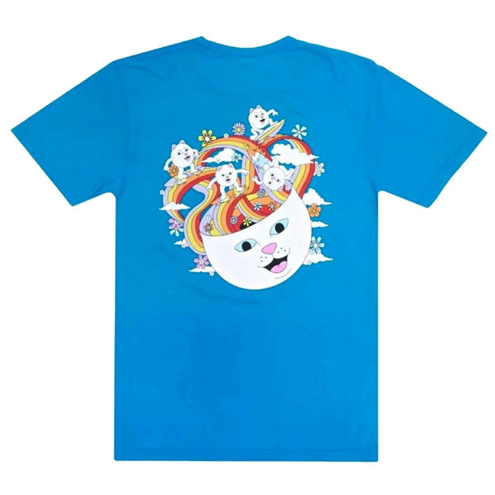 Skating Rainbow T-Shirt - Process Blue