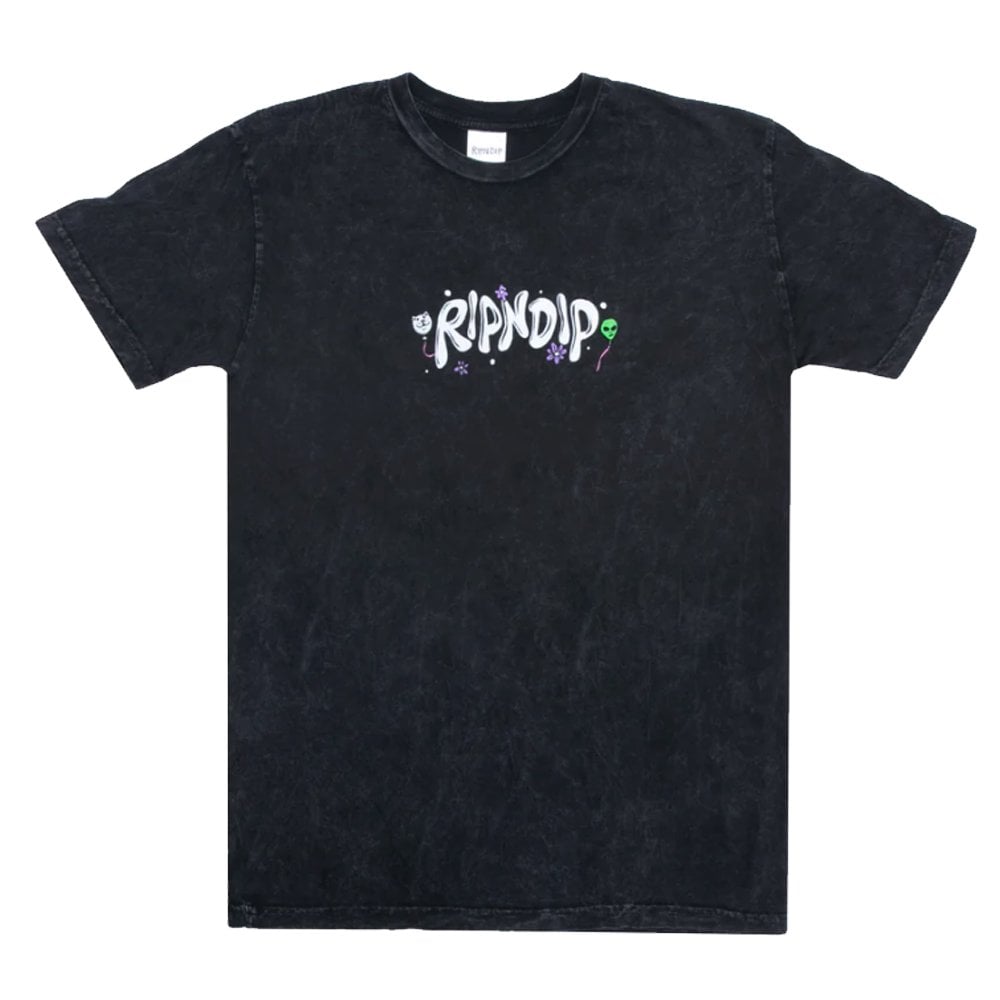 Super High T-Shirt - Blk Min Wash