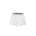Cotton Script Boxers  - White