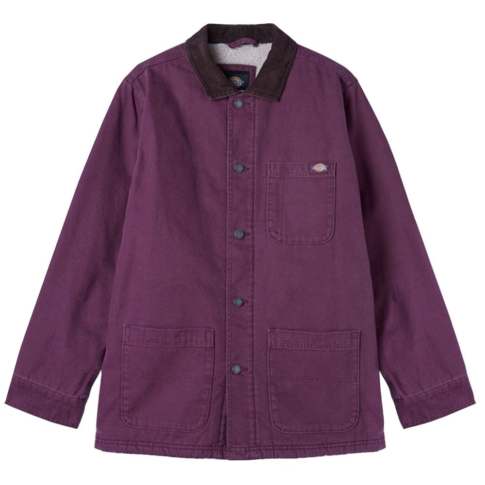 Duck Canvas Chore Coat - Grape Sw
