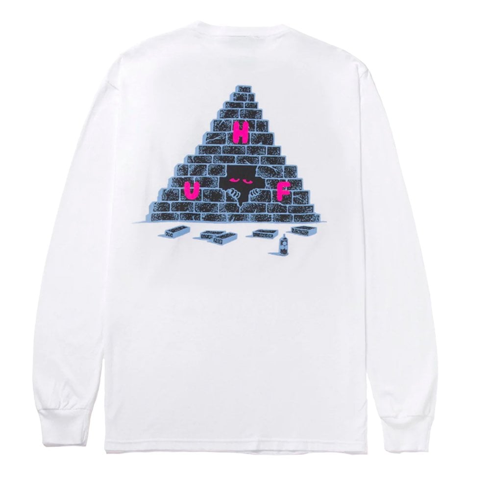 Brick Lurk Long Sleeve T-Shirt - White