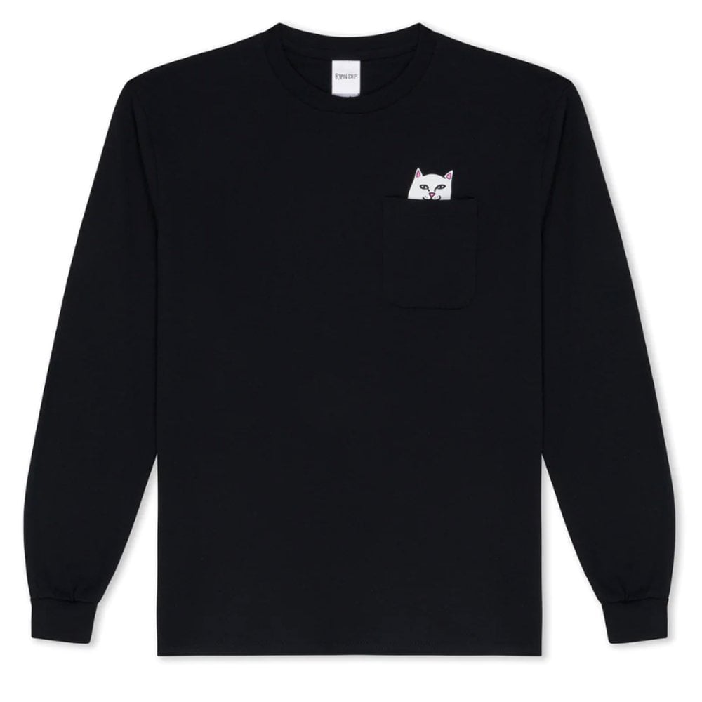 Lord Nermal Pocket Long Sleeve T-Shirt - Black
