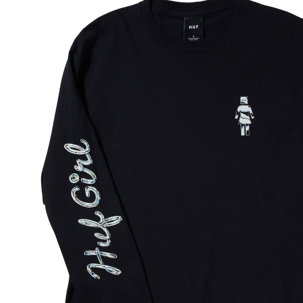 x Crailtap Chrome Long Sleeve T-Shirt - Black