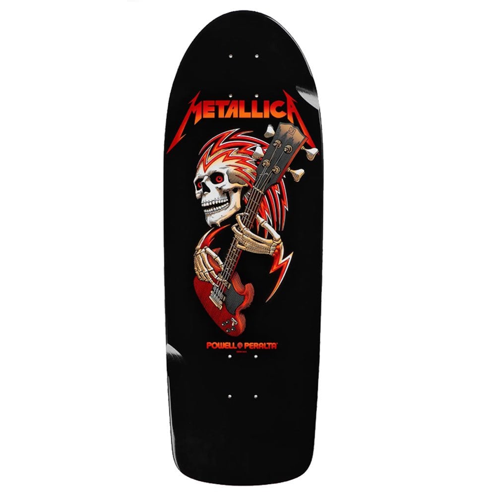 x Metallica Skateboard Deck 10.00" - Black